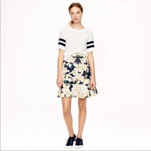 J crew cover floral surf skirt